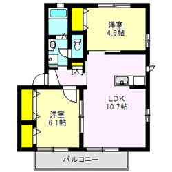 イデアル　Ｆ，Ｇ棟の物件間取画像